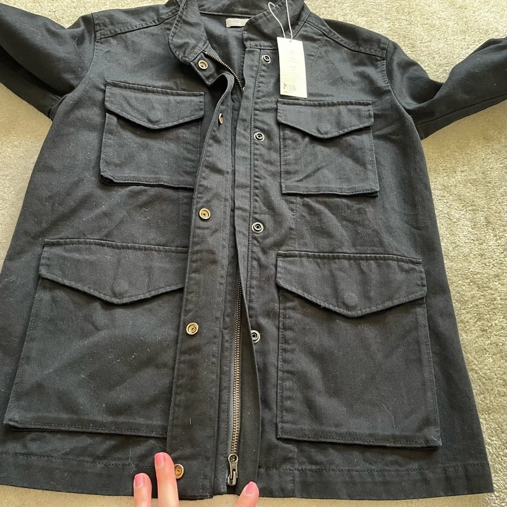 VINCE NWT UTILITY JACKET SIZE SMALL EFFORTLESS MINIMALIST MODERN CASUAL_7